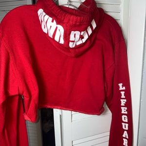 Crop top hoodie